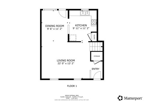 Tiny photo for 542 Winston Lane, Chicago Heights, IL 60411 (MLS # 12566306)