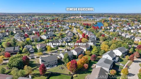 Tiny photo for 633 Mansfield Way, Oswego, IL 60543 (MLS # 12469087)