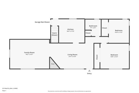 Tiny photo for 24 S Reed Street, Joliet, IL 60436 (MLS # 12772035)