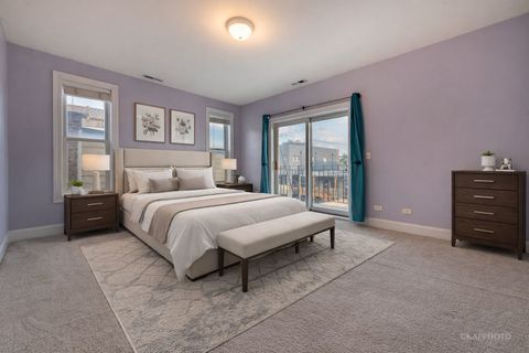 Tiny photo for 1345 W Fillmore Street #3, Chicago, IL 60607 (MLS # 12584622)