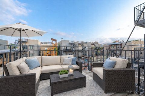 Tiny photo for 1345 W Fillmore Street #3, Chicago, IL 60607 (MLS # 12584622)