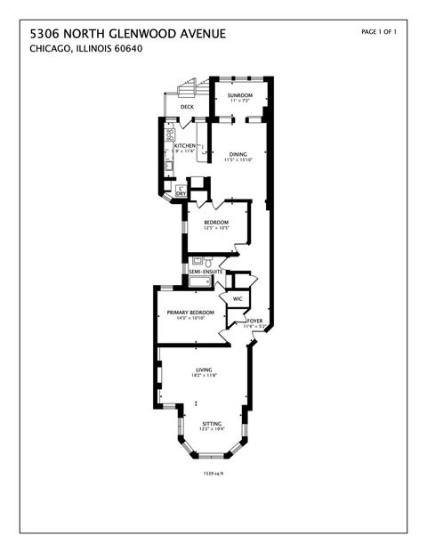 Tiny photo for 5306 N Glenwood Avenue #3A, Chicago, IL 60640 (MLS # 12623751)