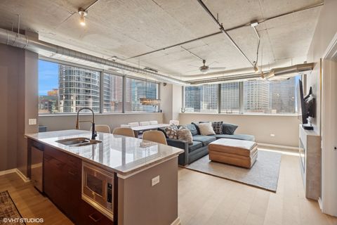 Tiny photo for 240 E Illinois Street #607, Chicago, IL 60611 (MLS # 12530118)