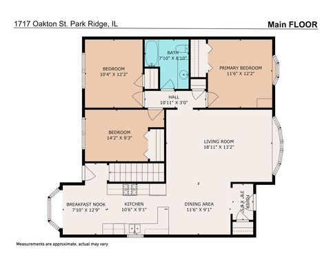 Tiny photo for 1717 OAKTON Street, Park Ridge, IL 60068 (MLS # 12489547)