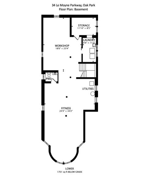 Tiny photo for 34 Le Moyne Parkway, Oak Park, IL 60302 (MLS # 12496822)