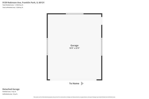 Tiny photo for 9139 Robinson Avenue, Franklin Park, IL 60131 (MLS # 12604131)
