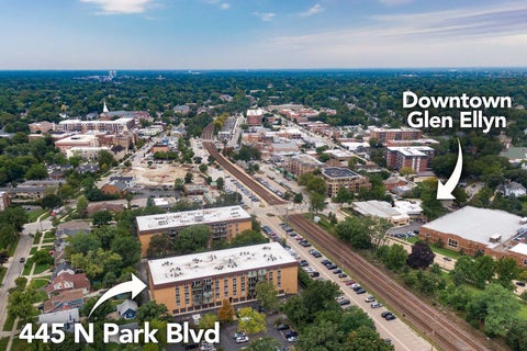 Tiny photo for 445 N Park Boulevard #2C, Glen Ellyn, IL 60137 (MLS # 12766838)