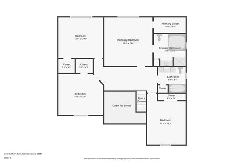 Tiny photo for 2155 Arthurs Pass Street, New Lenox, IL 60451 (MLS # 12674232)