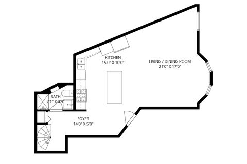 Tiny photo for 700 W CORNELIA Avenue #1E, Chicago, IL 60657 (MLS # 12541975)