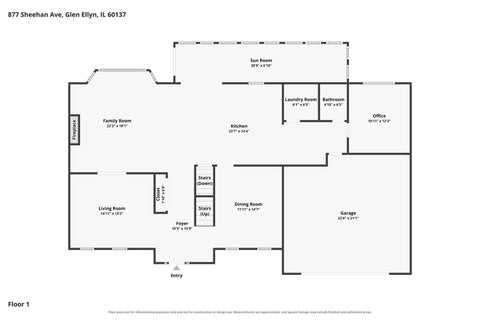 Tiny photo for 877 Sheehan Avenue, Glen Ellyn, IL 60137 (MLS # 12740281)