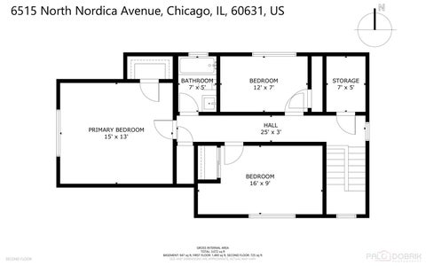 Tiny photo for 6516 N Nordica Avenue, Chicago, IL 60631 (MLS # 12756608)