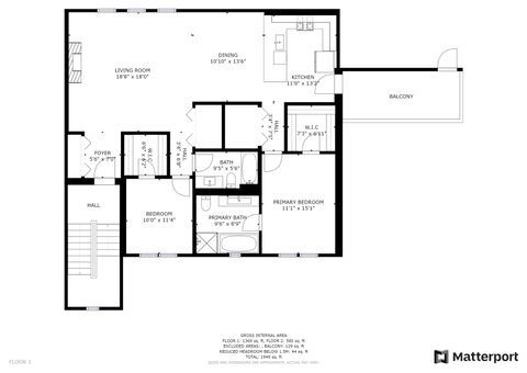 Tiny photo for 1942 S Prairie Avenue #3, Chicago, IL 60616 (MLS # 12531010)