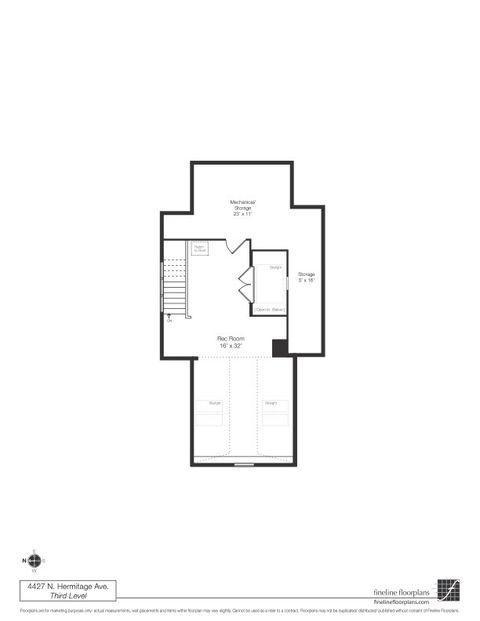 Tiny photo for 4427 N Hermitage Avenue, Chicago, IL 60640 (MLS # 12589776)