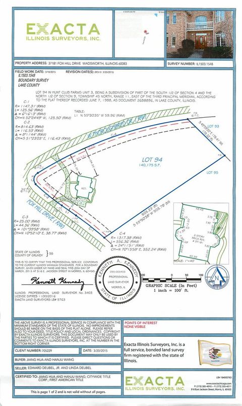 Tiny photo for 37181 N Fox Hill Drive, Wadsworth, IL 60083 (MLS # 12555657)