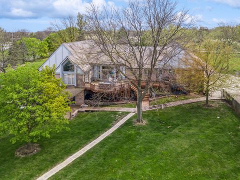 Tiny photo for 14080 W Old School Road, Mettawa, IL 60048 (MLS # 12406429)