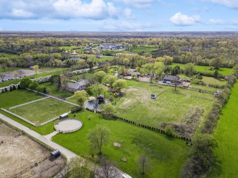 Tiny photo for 14080 W Old School Road, Mettawa, IL 60048 (MLS # 12406429)