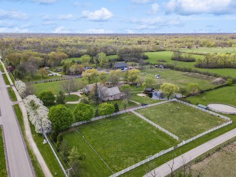 Tiny photo for 14080 W Old School Road, Mettawa, IL 60048 (MLS # 12406429)
