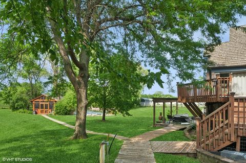 Tiny photo for 14080 W Old School Road, Mettawa, IL 60048 (MLS # 12406429)