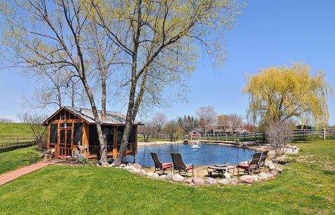 Tiny photo for 14080 W Old School Road, Mettawa, IL 60048 (MLS # 12406429)