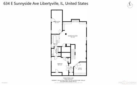 Tiny photo for 634 E Sunnyside Avenue, Libertyville, IL 60048 (MLS # 12693193)