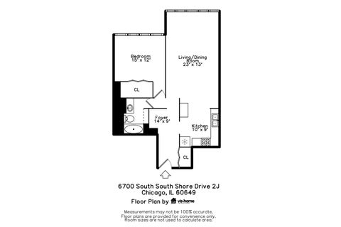 Tiny photo for 6700 S South Shore Drive #2J, Chicago, IL 60649 (MLS # 12720705)