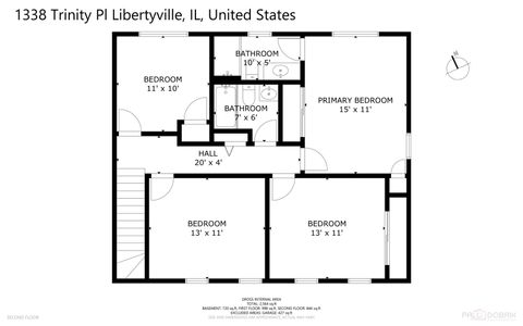 Tiny photo for 1338 Trinity Place, Libertyville, IL 60048 (MLS # 12496786)