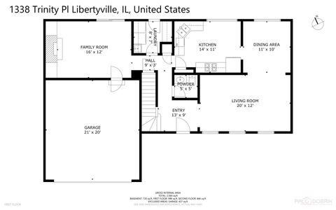 Tiny photo for 1338 Trinity Place, Libertyville, IL 60048 (MLS # 12496786)