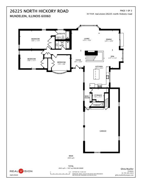 Tiny photo for 26225 N Hickory Road, Mundelein, IL 60060 (MLS # 12556443)