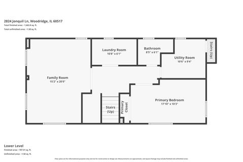Tiny photo for 2824 Jonquil Lane, Woodridge, IL 60517 (MLS # 12626594)