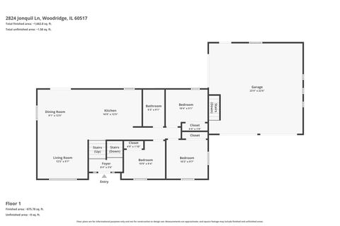 Tiny photo for 2824 Jonquil Lane, Woodridge, IL 60517 (MLS # 12626594)