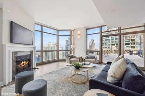 Tiny photo for 21 E Huron Street #4301, Chicago, IL 60611 (MLS # 12443441)