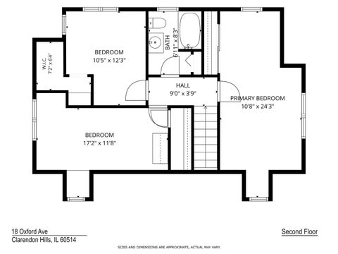 Tiny photo for 18 Oxford Avenue, Clarendon Hills, IL 60514 (MLS # 12770631)