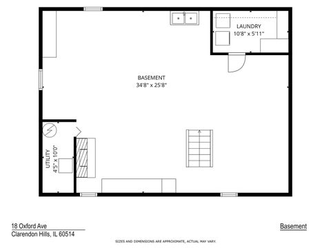 Tiny photo for 18 Oxford Avenue, Clarendon Hills, IL 60514 (MLS # 12770631)