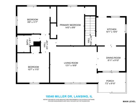 Tiny photo for 18540 Miller Drive, Lansing, IL 60438 (MLS # 12467475)