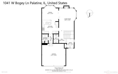 Tiny photo for 1041 W Bogey Lane, Palatine, IL 60067 (MLS # 12420283)