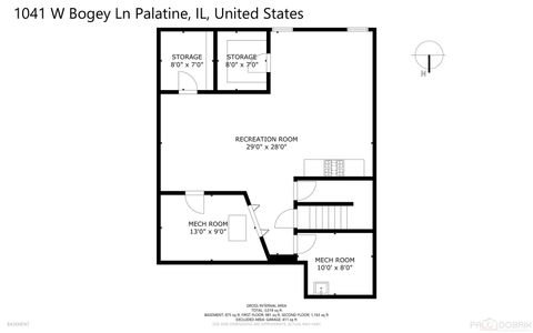 Tiny photo for 1041 W Bogey Lane, Palatine, IL 60067 (MLS # 12420283)