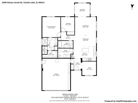 Tiny photo for 1058 Honey Locust Drive, Crystal Lake, IL 60012 (MLS # 12548752)