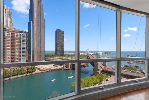 Tiny photo for 420 E Waterside Drive #1212, Chicago, IL 60601 (MLS # 12657066)