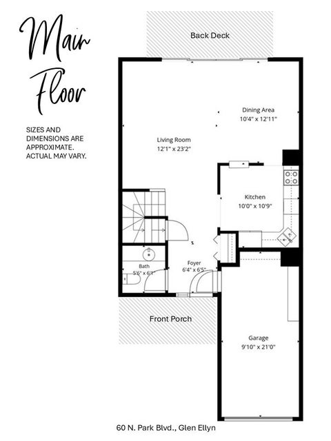 Tiny photo for 60 N Park Boulevard, Glen Ellyn, IL 60137 (MLS # 12759246)