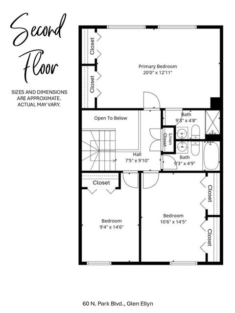 Tiny photo for 60 N Park Boulevard, Glen Ellyn, IL 60137 (MLS # 12759246)