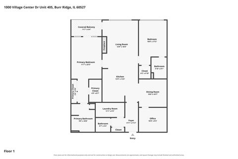 Tiny photo for 1000 Village Center Drive #405, Burr Ridge, IL 60527 (MLS # 12733786)
