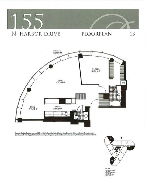 Tiny photo for 155 N Harbor Drive #1613, Chicago, IL 60601 (MLS # 12457810)