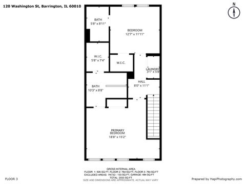 Tiny photo for 120 Washington Street #2, Barrington, IL 60010 (MLS # 12703778)