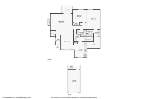 Tiny photo for 974 Westchester Circle, Schaumburg, IL 60193 (MLS # 12608179)