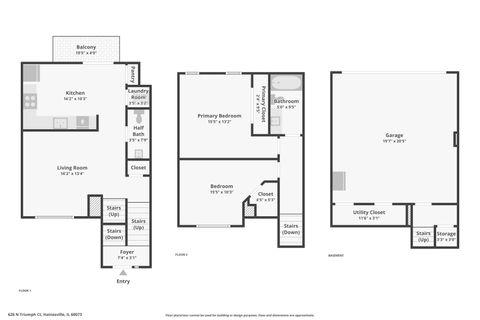 Tiny photo for 626 N Triumph Court, Hainesville, IL 60073 (MLS # 12620039)