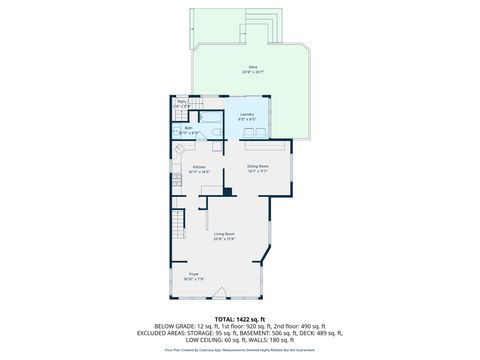 Tiny photo for 128 N HADSALL Street N, Genoa, IL 60135 (MLS # 12536864)