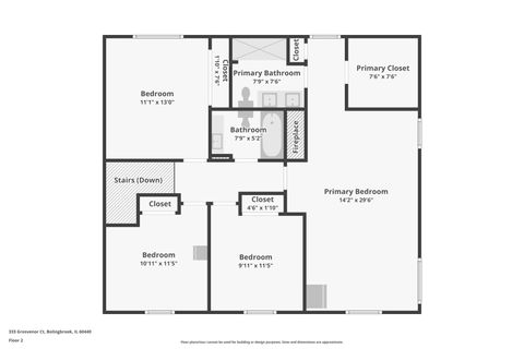 Tiny photo for 333 Grosvenor Court, Bolingbrook, IL 60440 (MLS # 12600294)