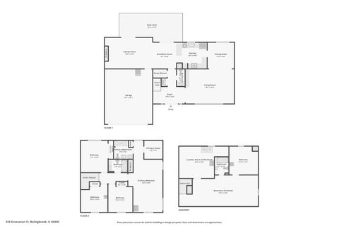 Tiny photo for 333 Grosvenor Court, Bolingbrook, IL 60440 (MLS # 12600294)