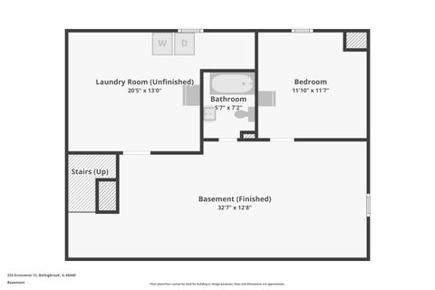 Tiny photo for 333 Grosvenor Court, Bolingbrook, IL 60440 (MLS # 12600294)