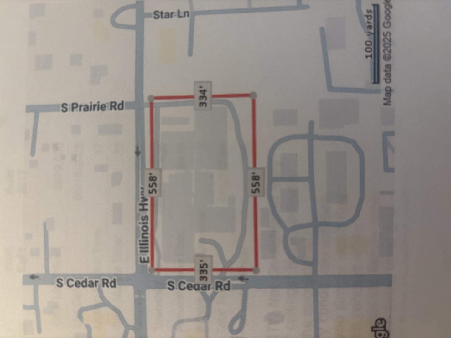1000 S Cedar Road